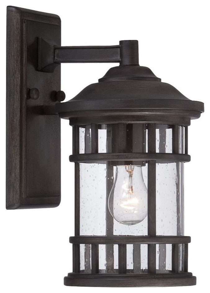 XL Matte Black Canister Wall Light Transitional Outdoor Wall Lights And Sconces by
