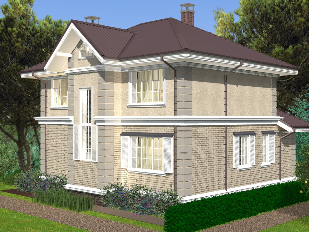 Жилой дом 145 кв.м из газоблока