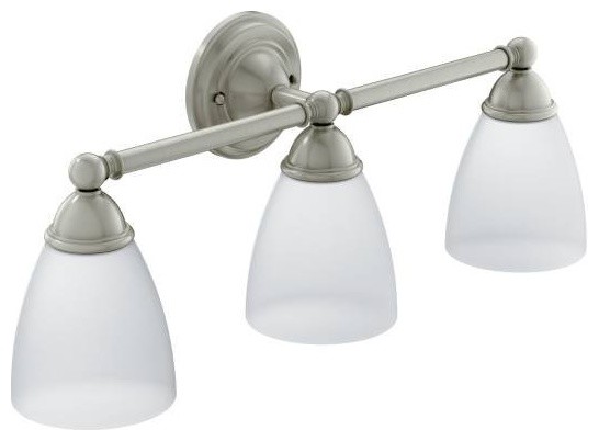 Moen Yb2263 3 Light Bathroom Vanity Light Traditional Bathroom Vanity Lighting By Buildcom