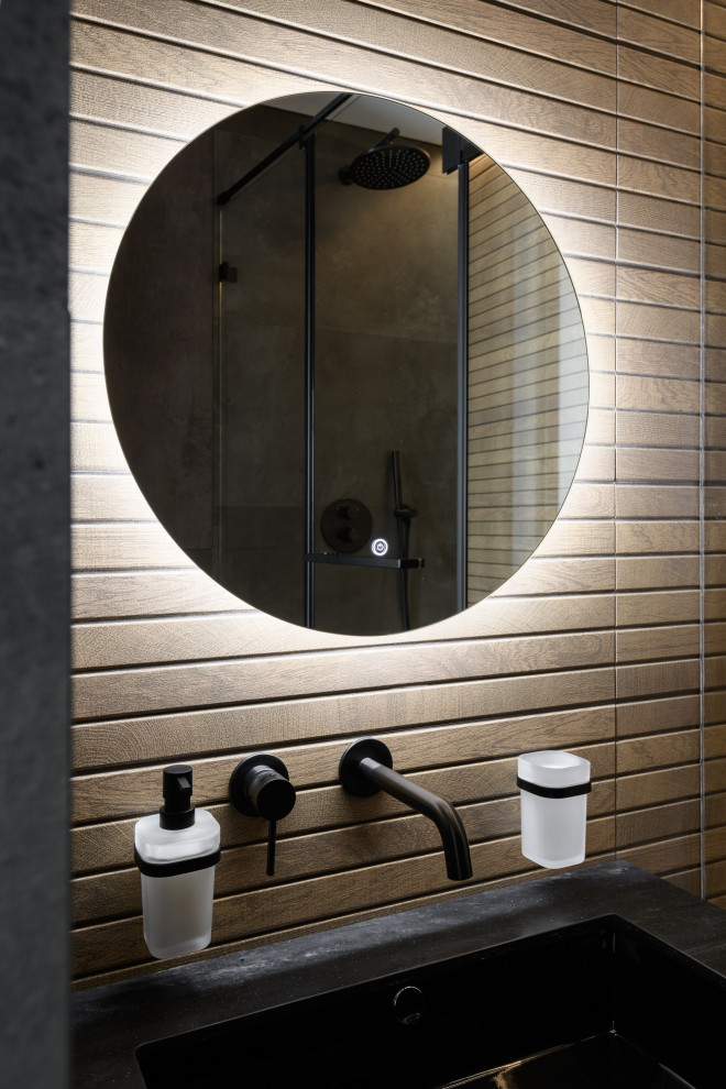 Брутальная трехкомнатная квартира 90 кв.м. с видом на реку