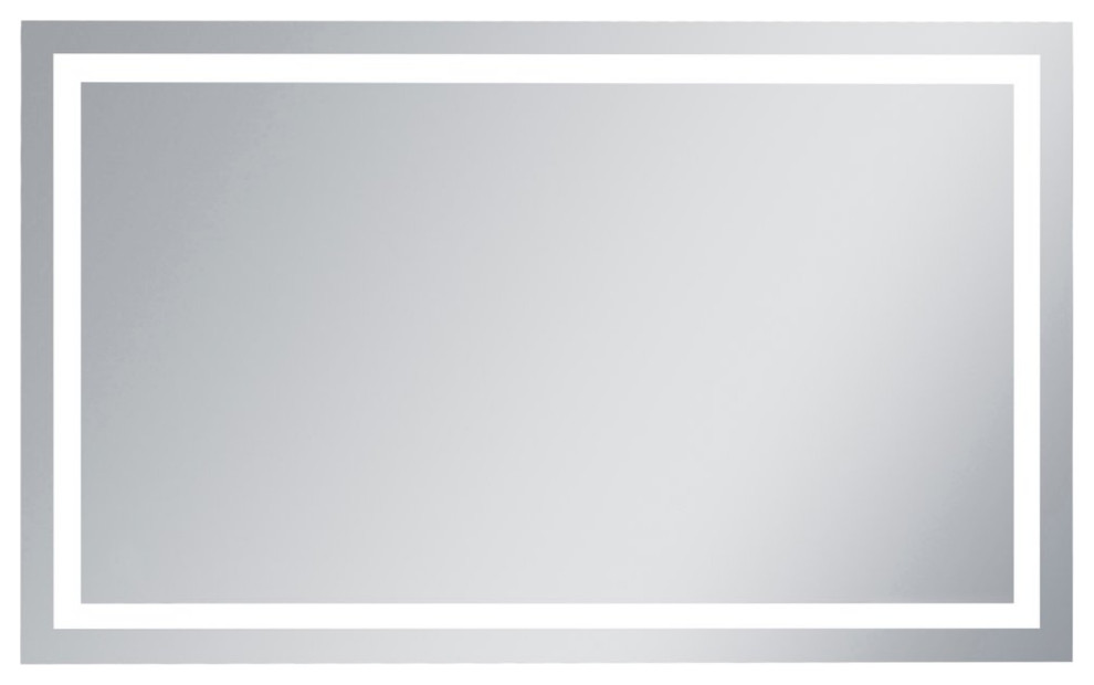 Elegant MRE73260 Hardwired Led Mirror W32Xh60 Dimmable 5000K Modern