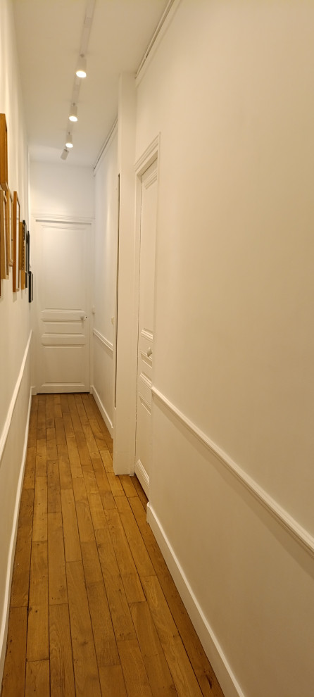 Rénovation d'un long couloir