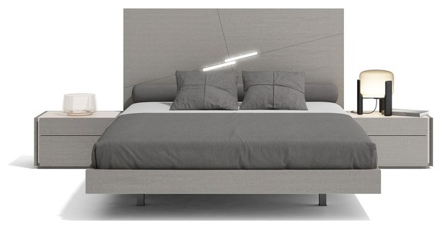 Faro Premium 3 Piece Bedroom Set Grey, Grey Queen Size Bedroom Sets