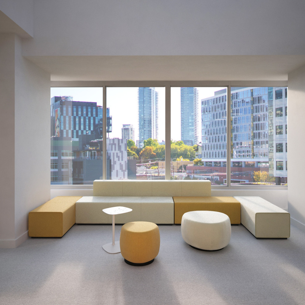 Офис.Оперативная мебель серии Тргетт и мягкая мебель серии Скорцезе