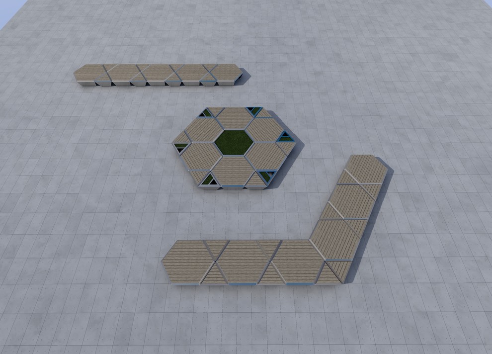 Проект Малых архитектурных форм на основе модульных объектов