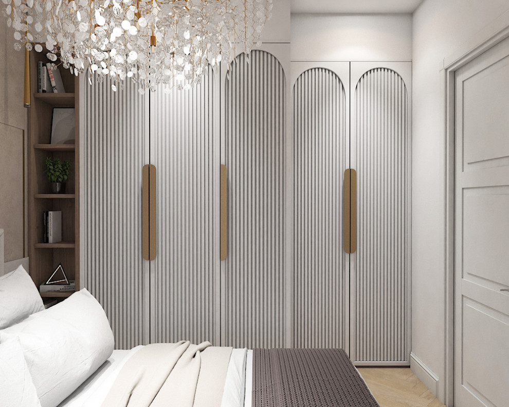 Дизайн-проект квартиры 45 м2 в стиле неоклассика