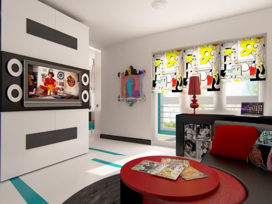 Дизайн квартиры в стиле «Поп-арт»