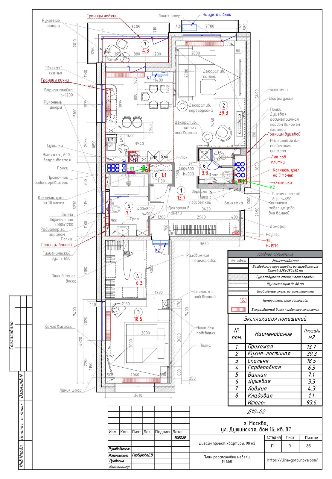Квартира для молодого человека ЖК Геометрия