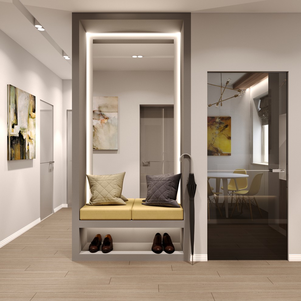 Квартира в современном стиле с яркими акцентами