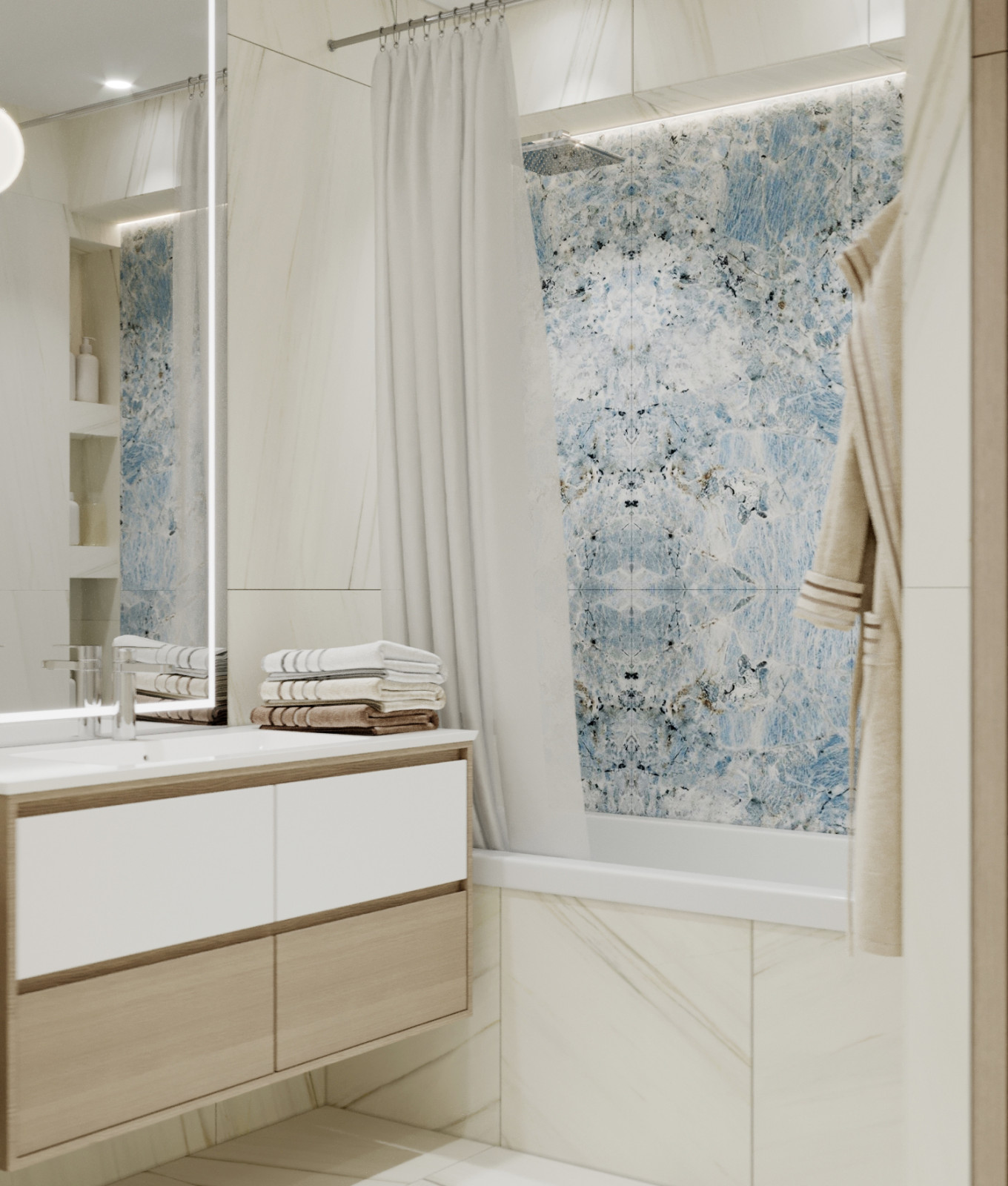 Сканди в ЖК "Серебрянный бор"