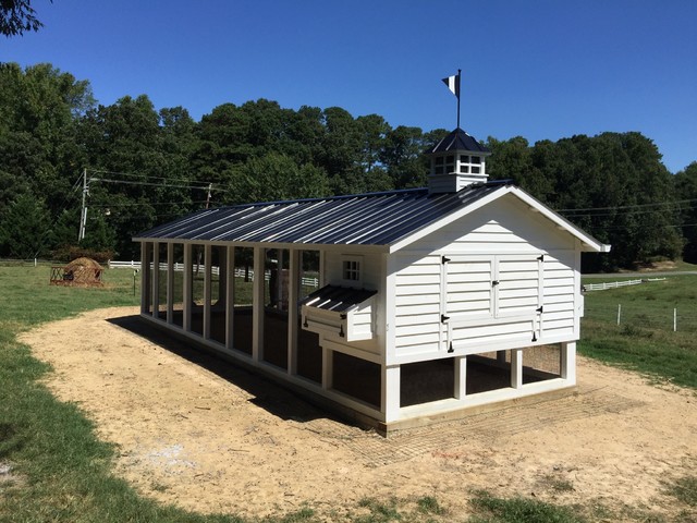 Custom Chicken Coop At Fearrington Village Arts Crafts Exterior