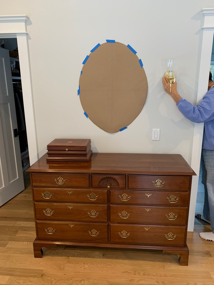 Please help with mirror over dresser