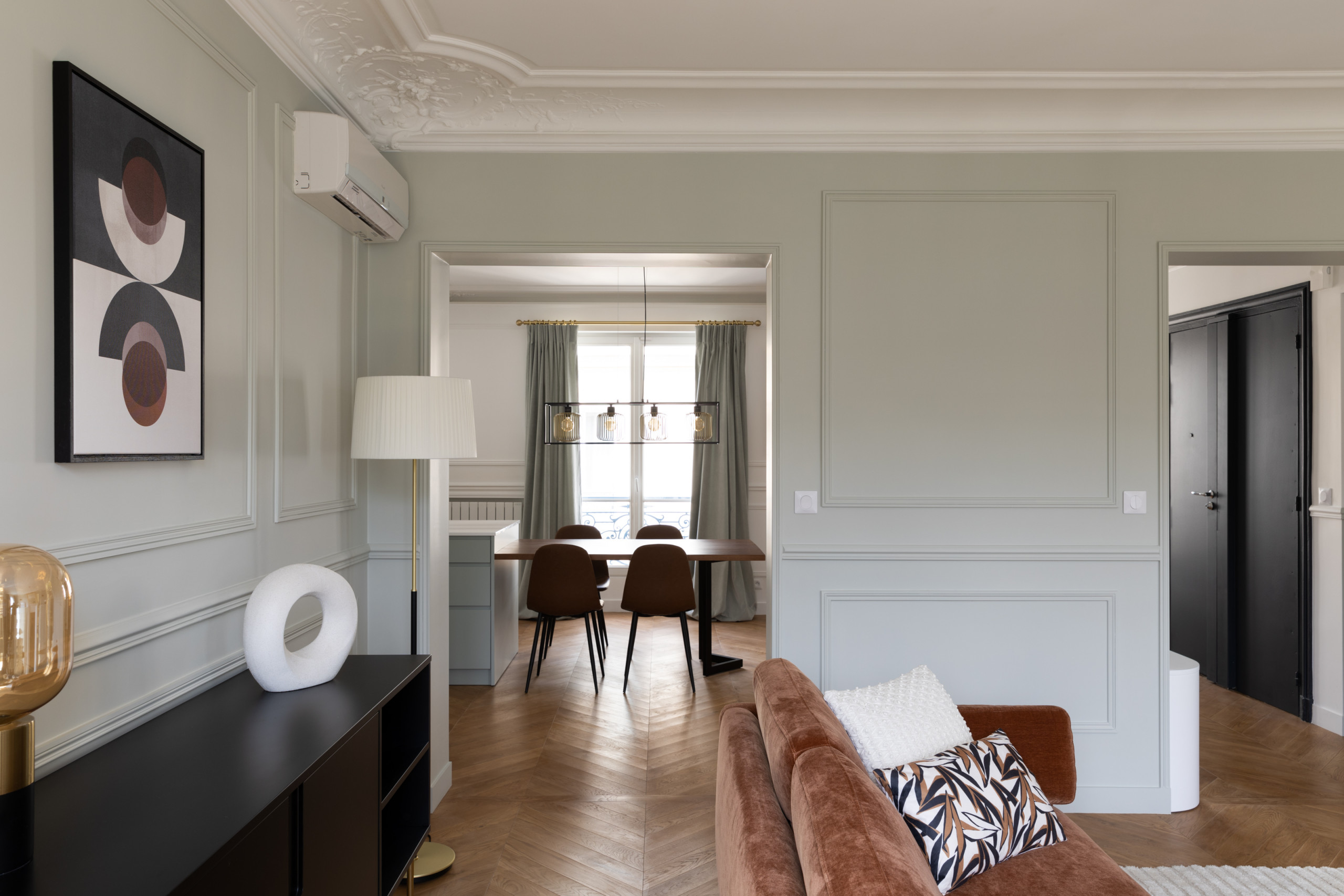 Clef en main pour un appartement haussmannien de 115m²