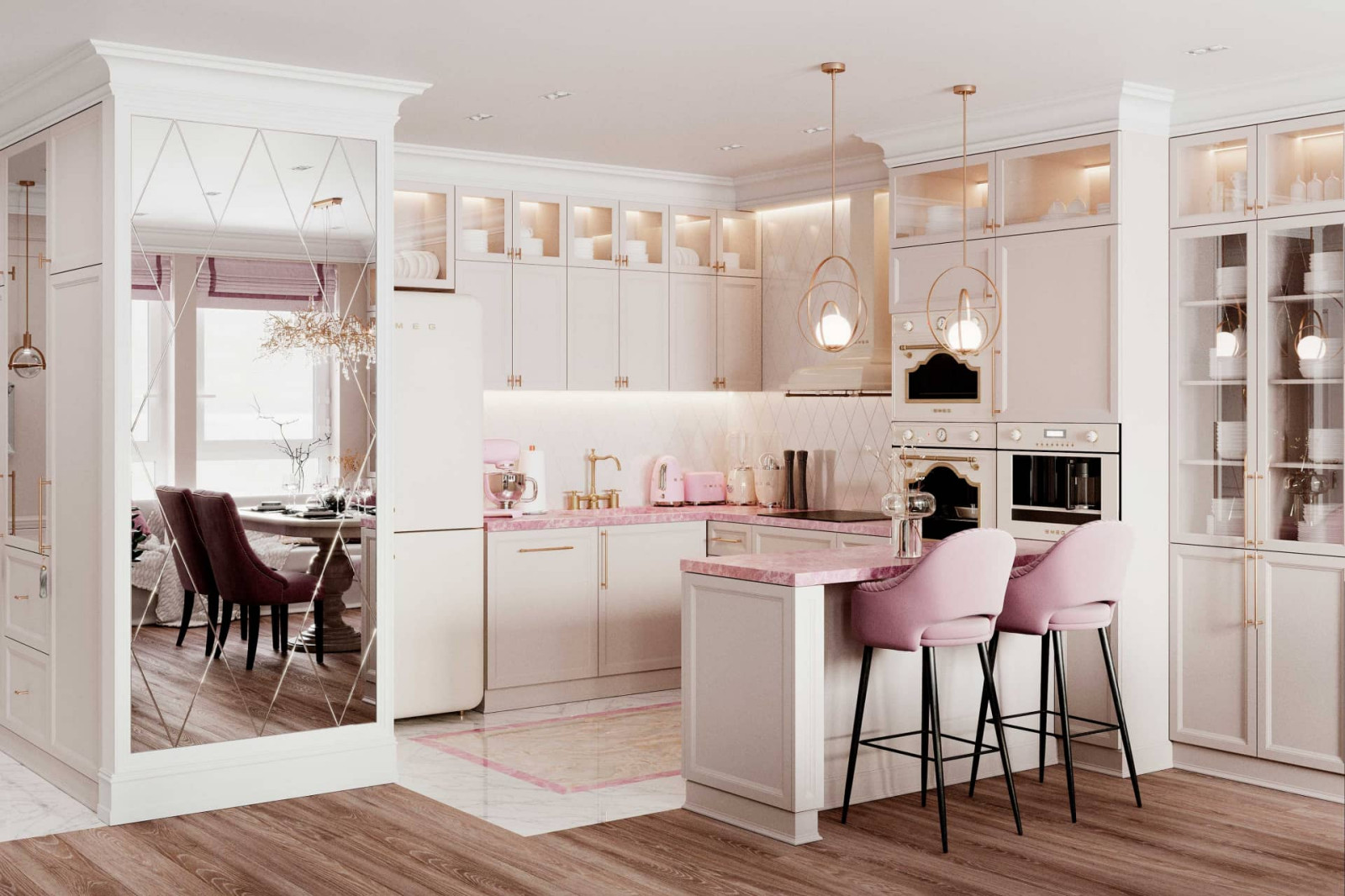 Дизайн и ремонт квартиры в ЖК «Михайловский парк» — Шкатулка с украшениями