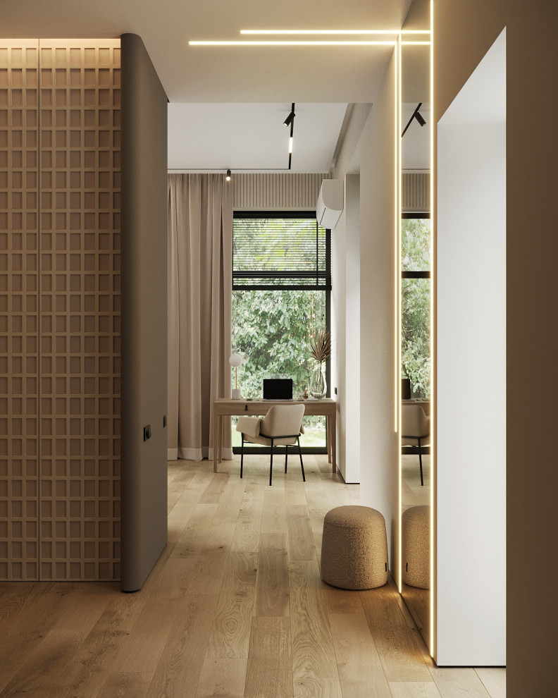 Современный одноэтажный дом площадью в 300 м.кв.