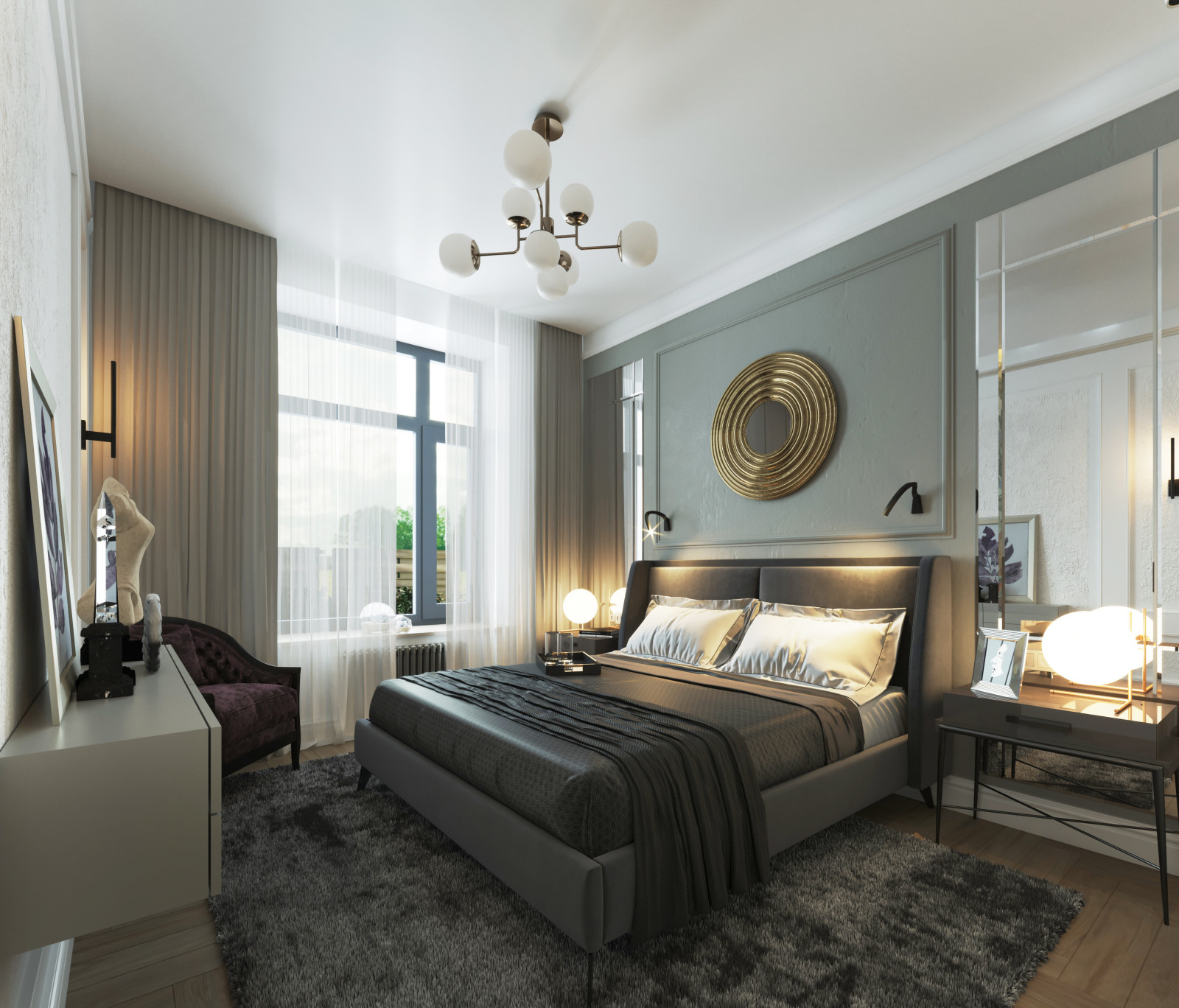 Интерьер частного жилого дома