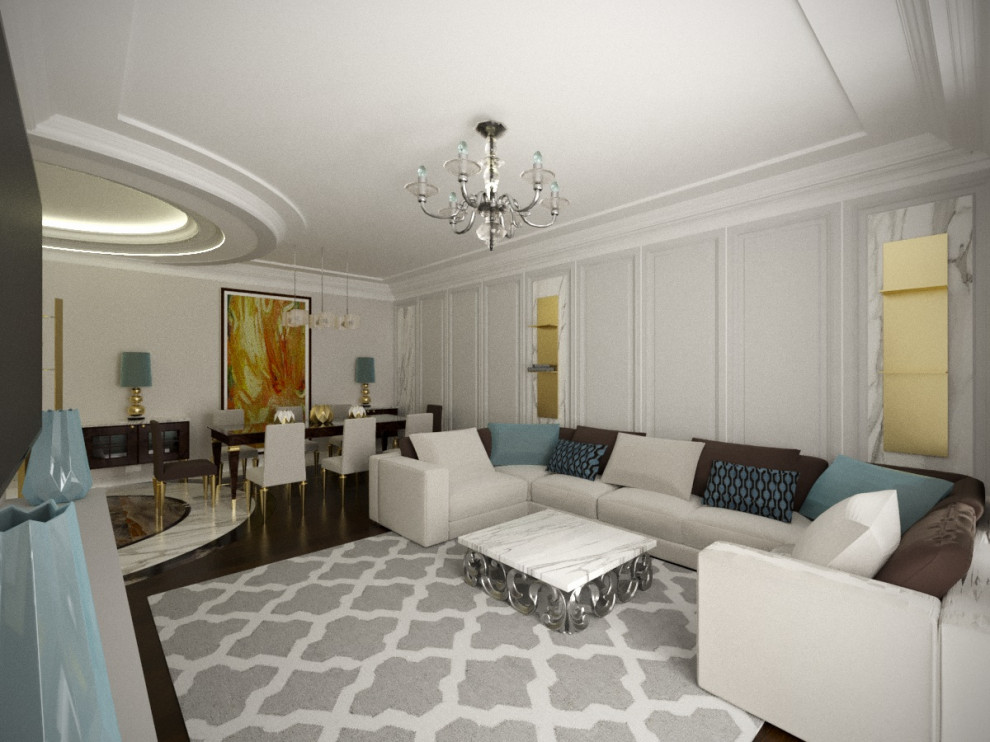 Неоклассика с нотками прованса.