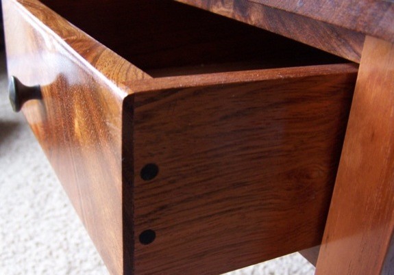 Jatoba (South American Cherry) side table