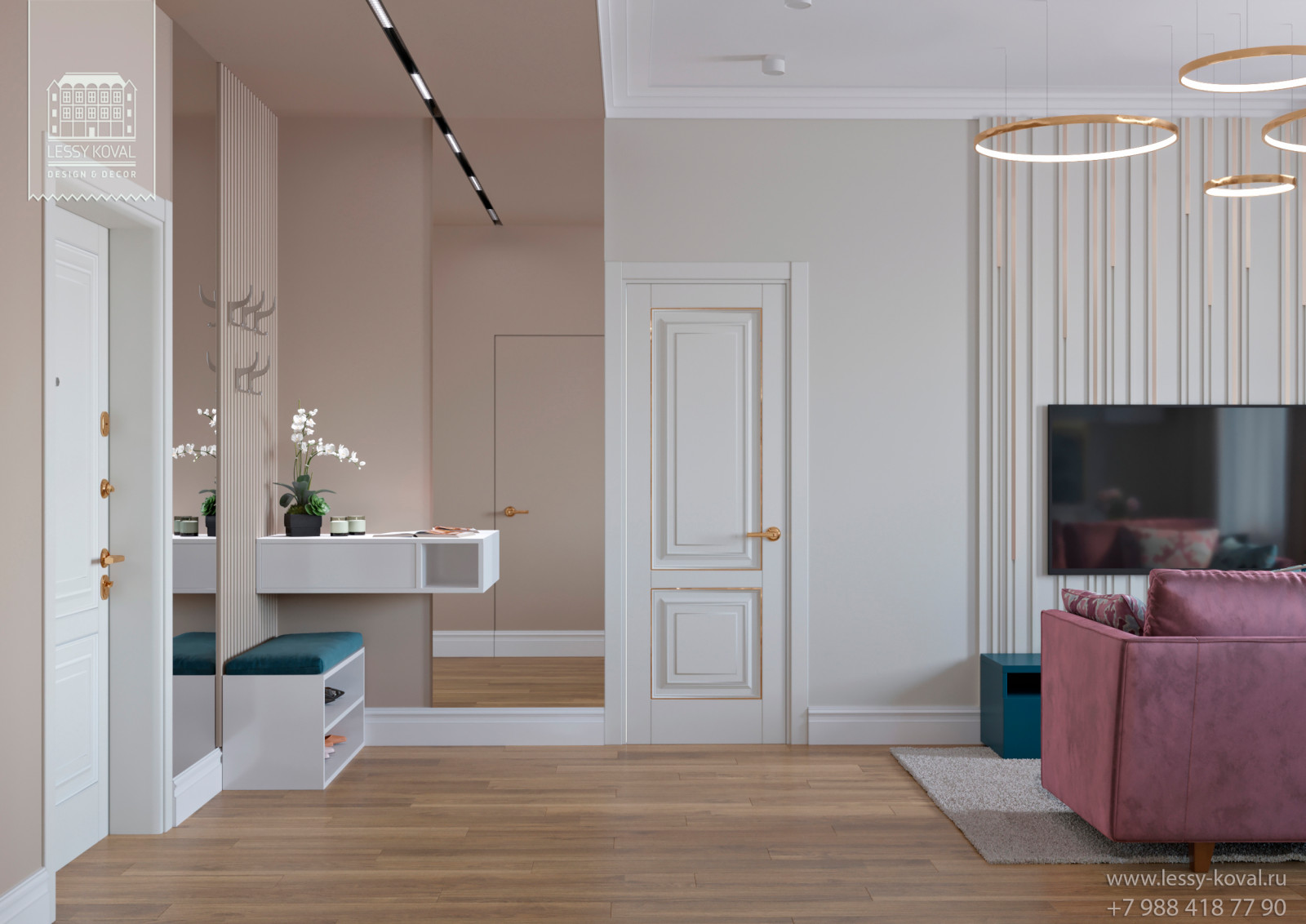 Море и фламинго