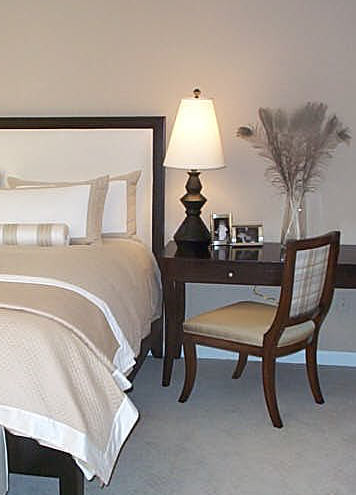 Transitional Bedroom Vignette