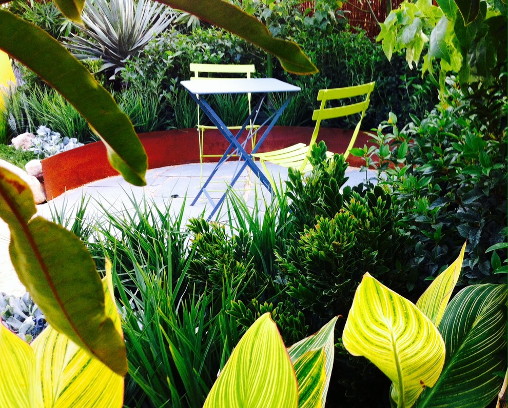 Contemporary garden in Perth.