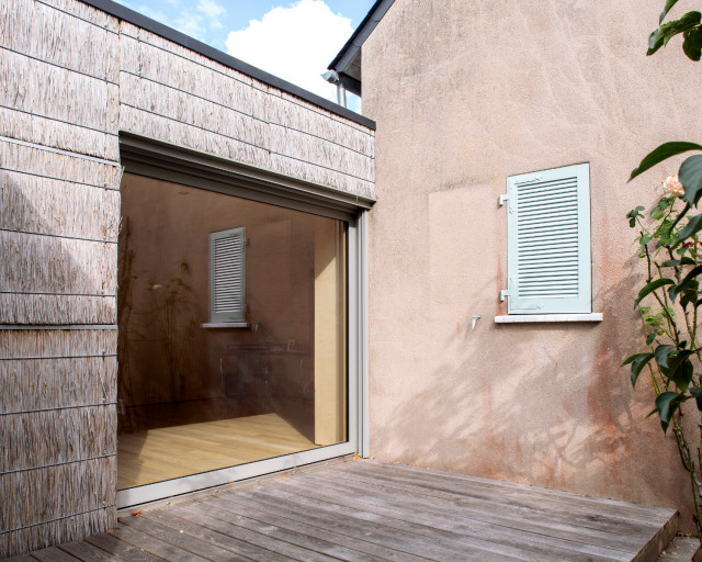 Extension chaume trendy-terrasse