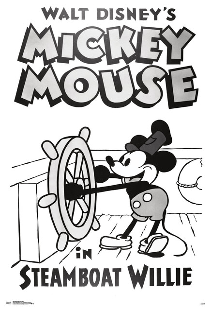 Mickey Mouse Willie Poster Contemporary Kids Wall Decor By