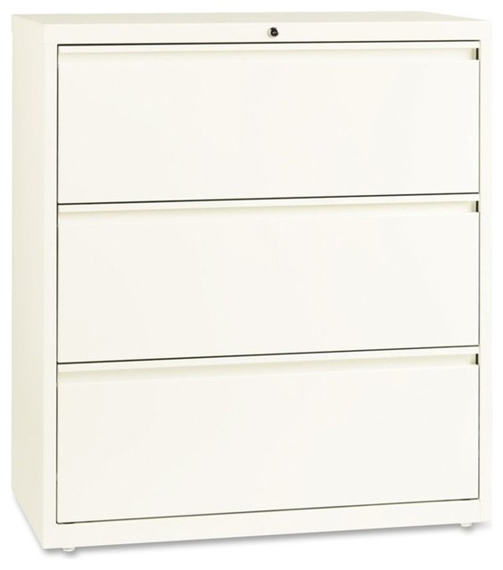 Lorell 3 Drawer Lateral File Cabinet Cloud Contemporary