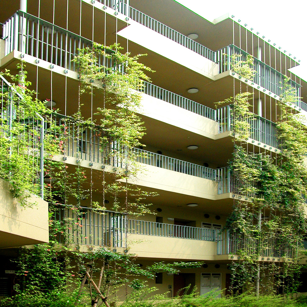 東京23区にあるおしゃれな家の外観の写真