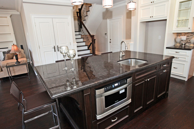 Inspiration for a transitional kitchen remodel in Toronto
