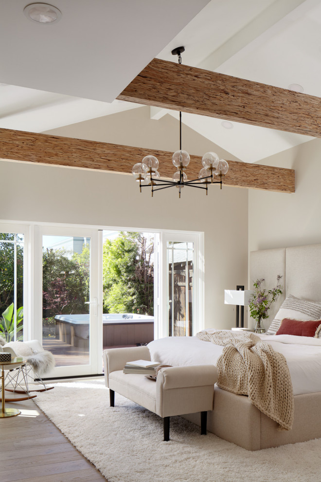 Modern Master Bedroom Addition in Sunnyvale - Bedroom - San Francisco ...