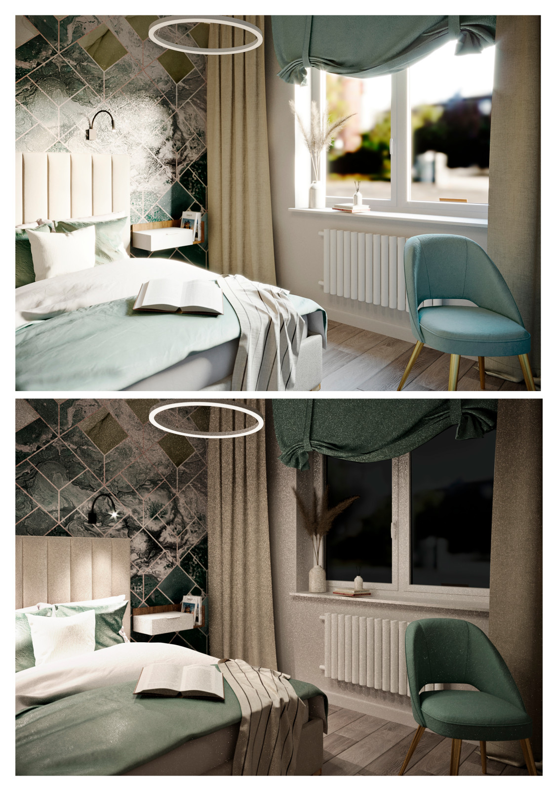 Двухкомнатная квартира для семьи в ЖК Загорье