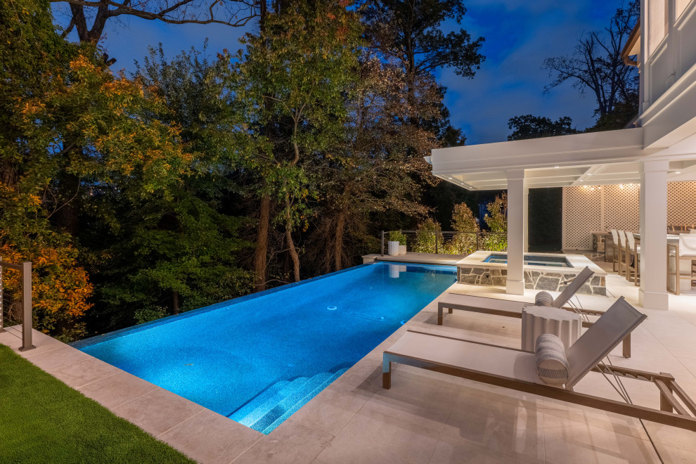Transitional pool photo in DC Metro