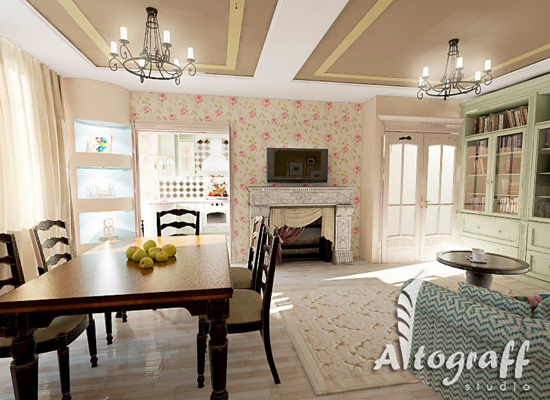 Дизайн двухкомнатной квартиры на Комсомольской