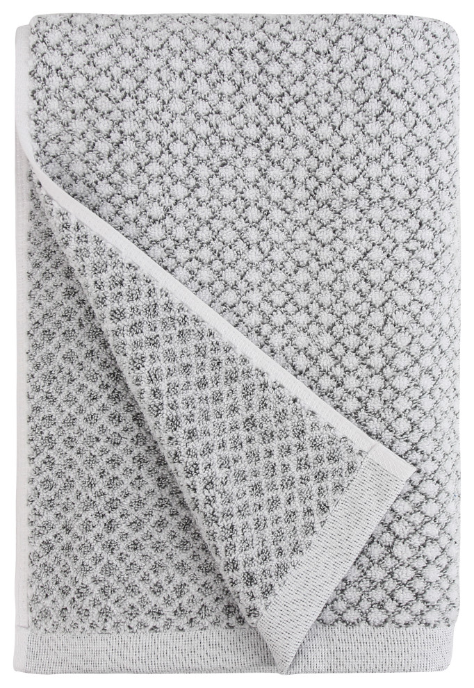 Chip Dye Bath Towel, 30"x56", Marble Modern Bath Towels by
