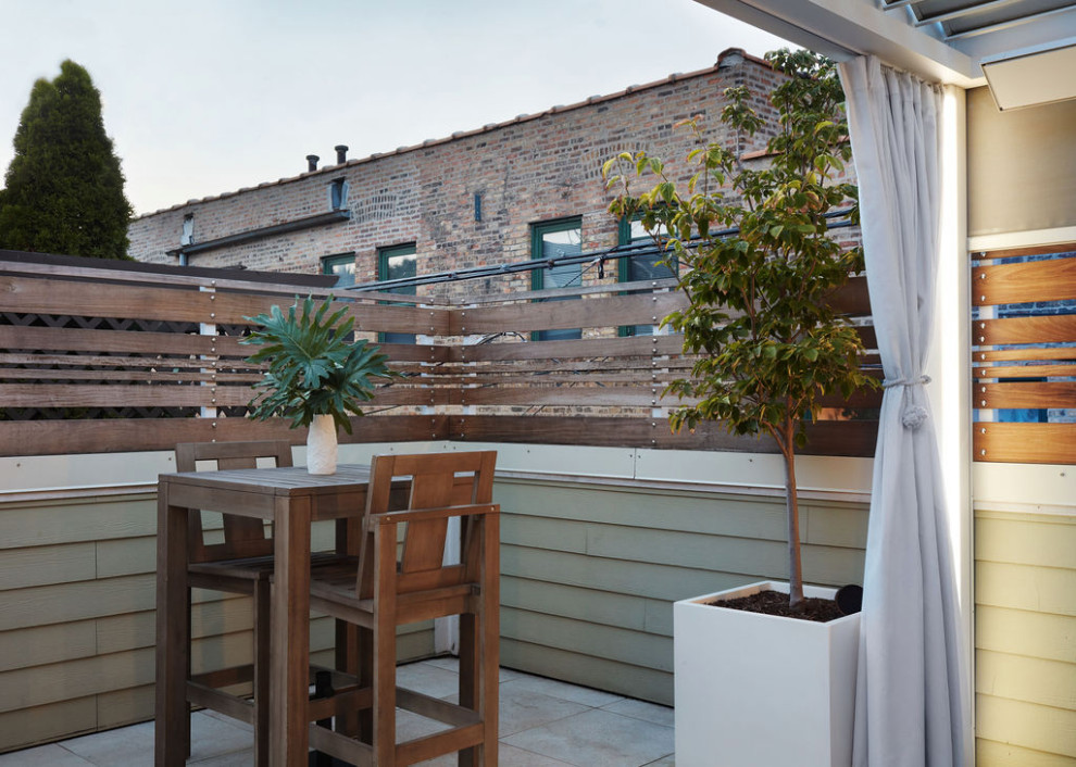 Lakeview Garage Roof Deck Retreat Contemporary Deck Chicago by Rooftopia, LLC Houzz
