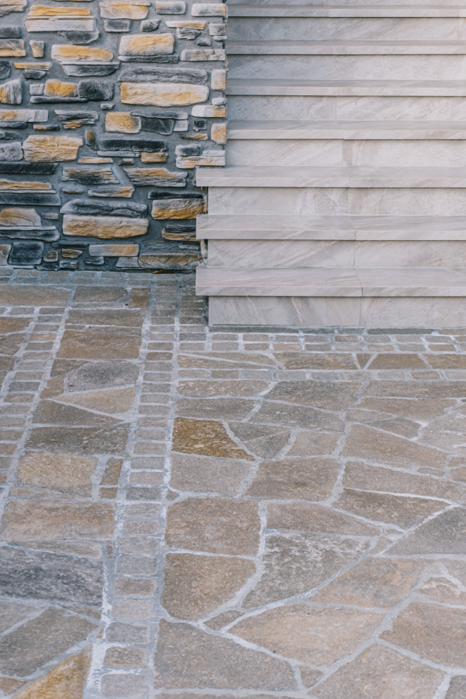 Сад с подпорными стенами