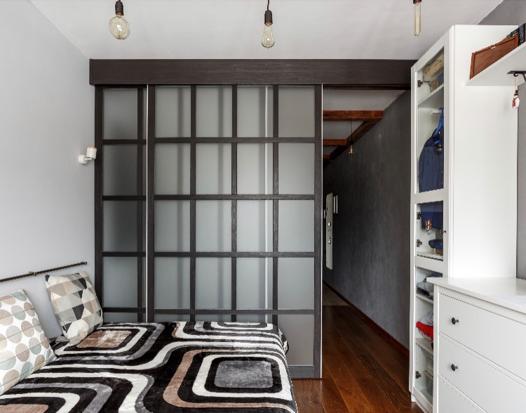 Перегородка в студии 23 метра квадратных