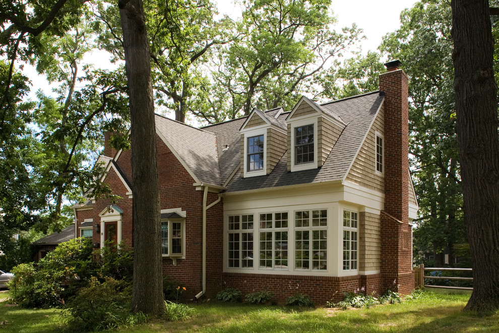 Transitional exterior home idea in Baltimore