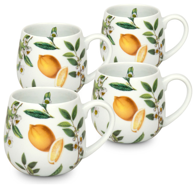 Set of 4 My Favorite Black Tea Mugs Farmhouse Mugs by Waechtersbach Houzz