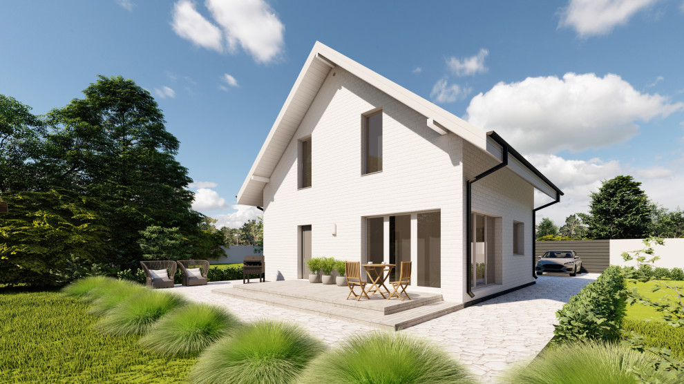 Мансардный дом 90м2