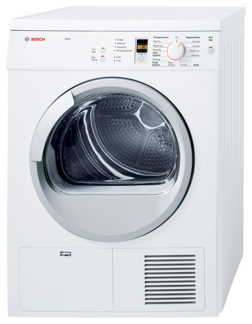 Bosch Axxis Series 24" Compact Condensation Dryer, White | WTE86300US