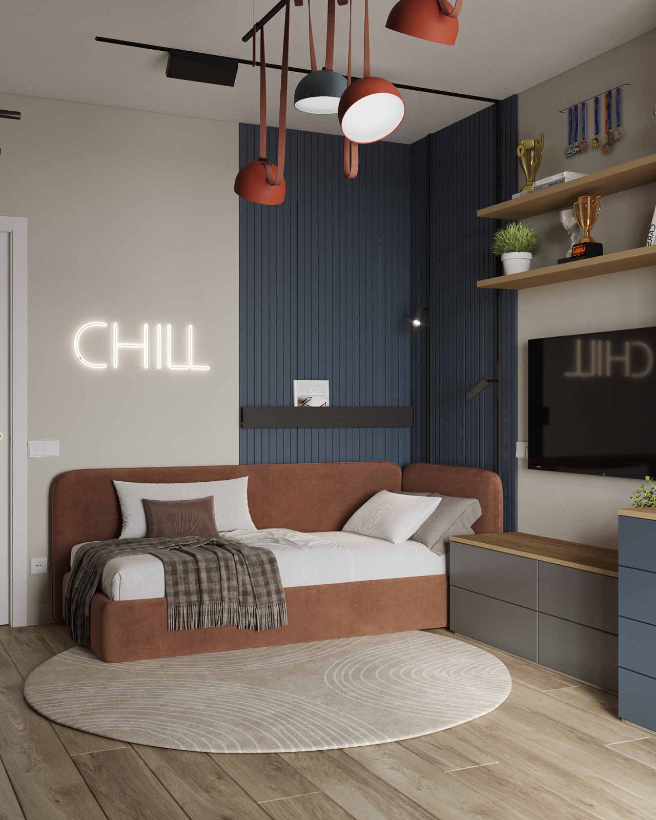 Уютная 2-х к.кв. с яркими оттенками