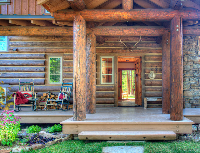 Pacific Creek rustic-entrance