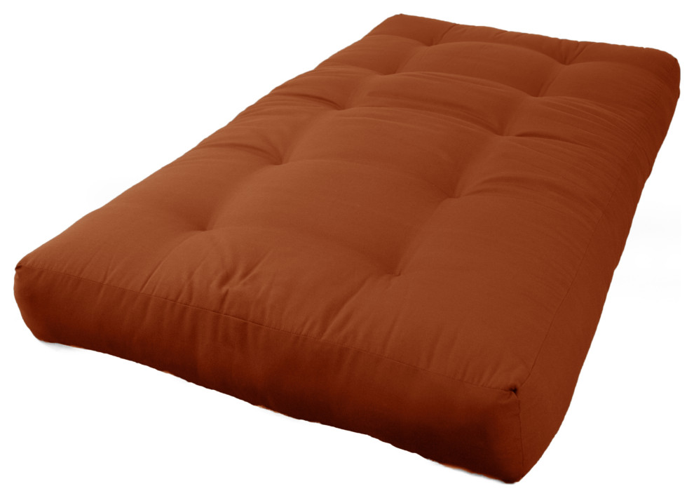 Blazing Needles Renewal 7" Twill Twin Futon Mattress Futon Mattresses by Blazing Needles Houzz