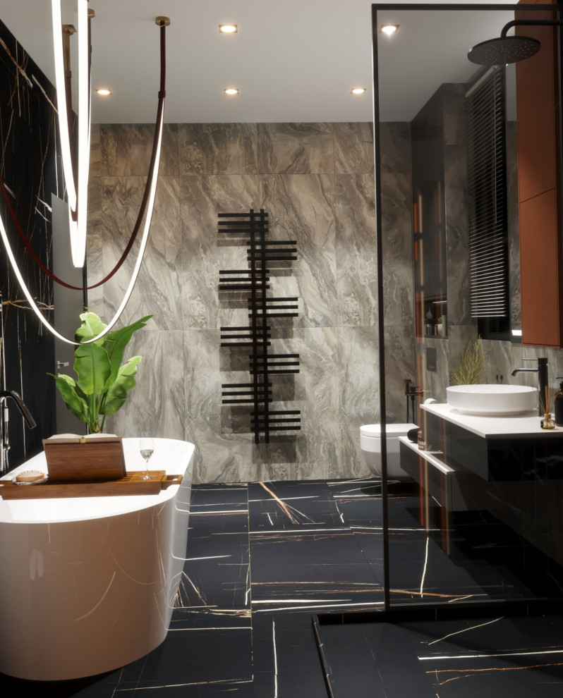 Ванная комната в коттедже