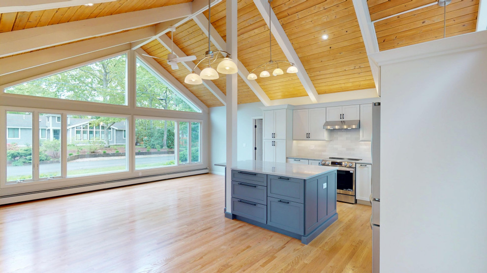 A house with a high ceiling