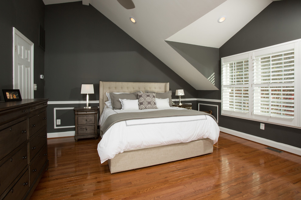 This is an example of a modern bedroom in DC Metro.