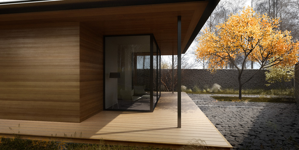 Закрытая лаундж-зона гостевого дома