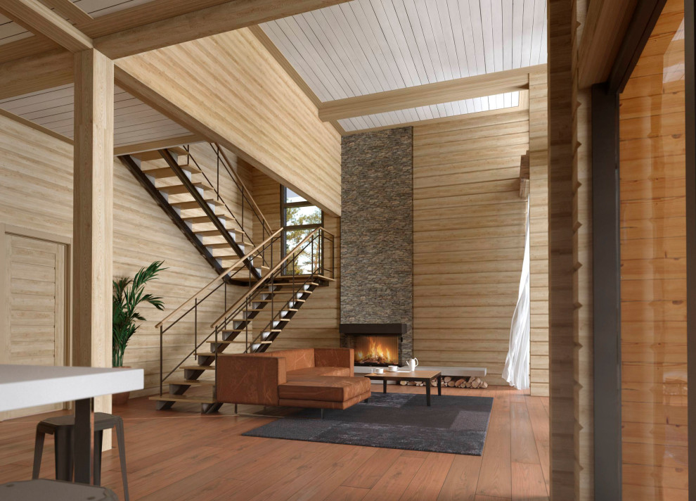 Дизайн деревянных домов в Подмосковье